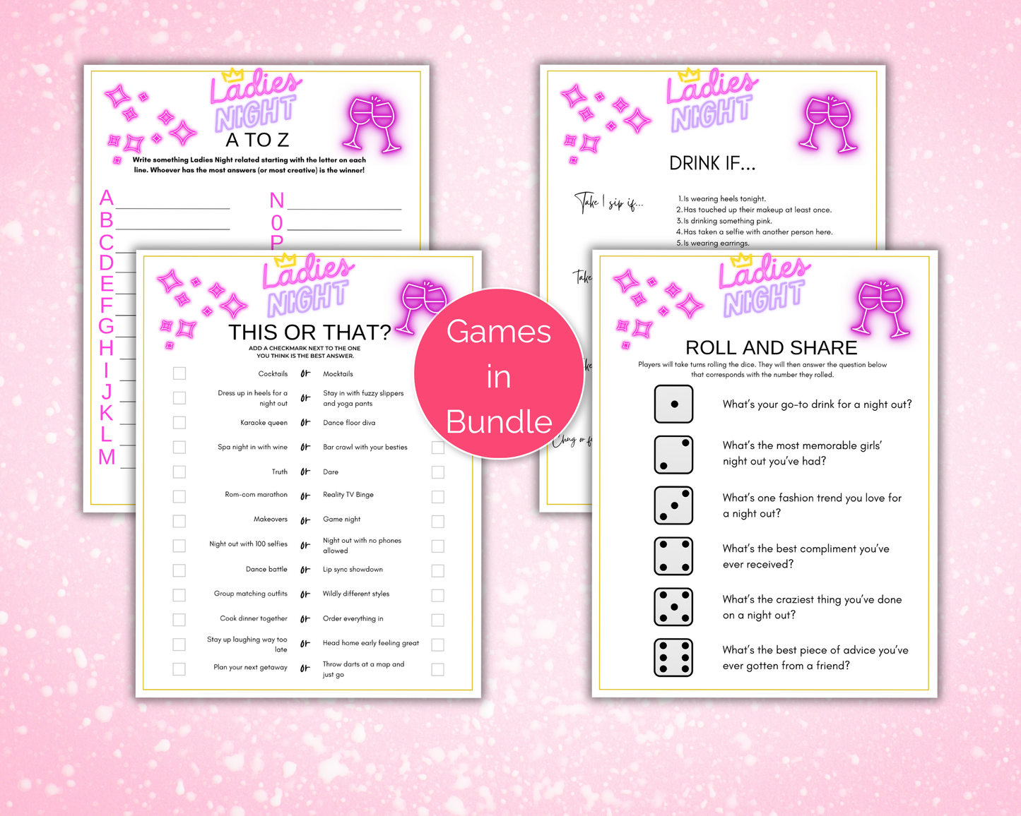Ladies Night Game Bundle