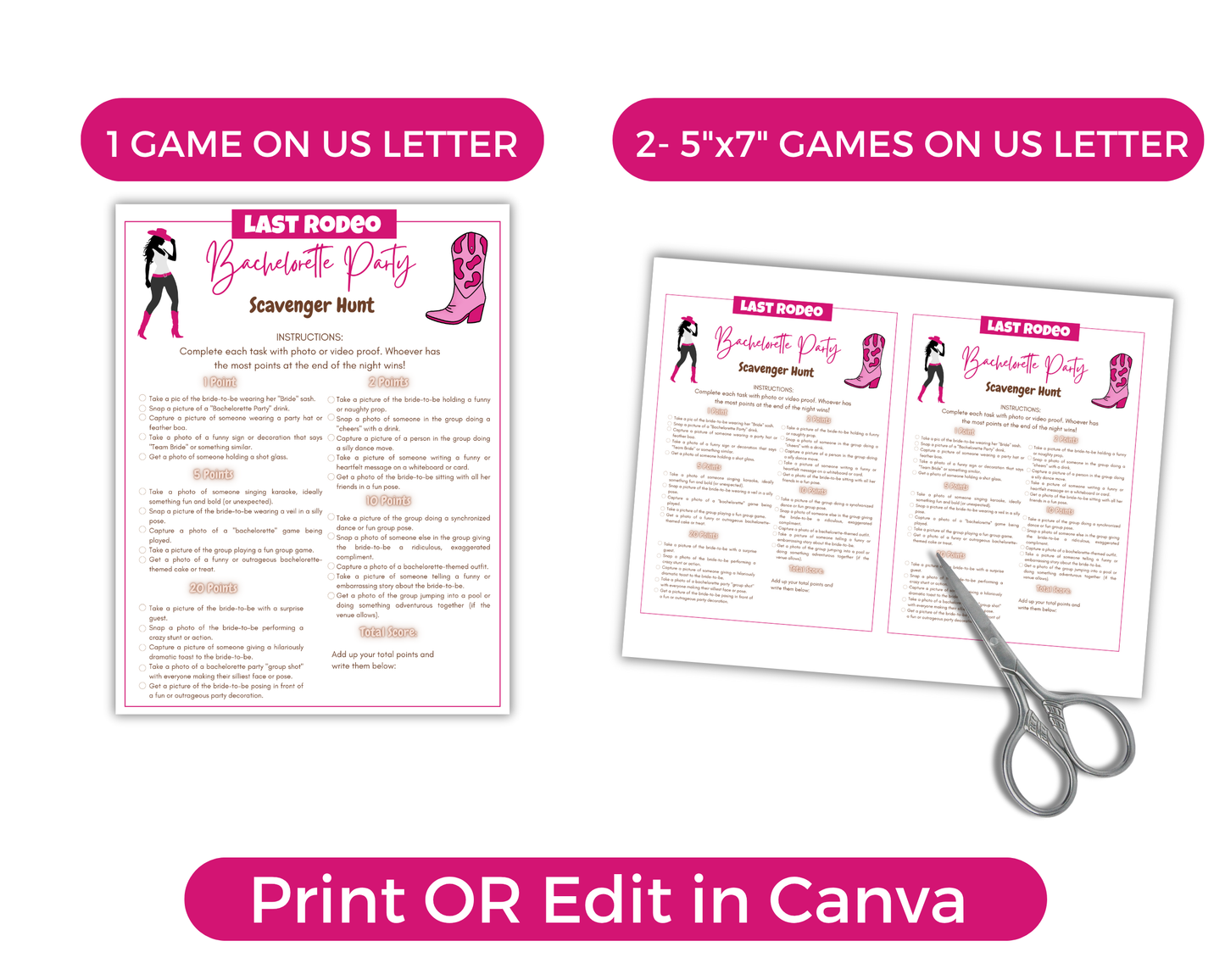 Last Rodeo Bachelorette Game Bundle