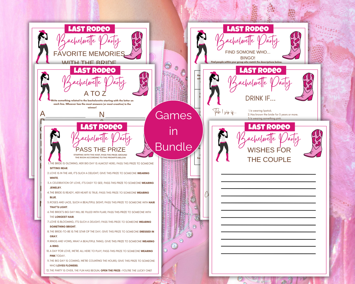 Last Rodeo Bachelorette Game Bundle