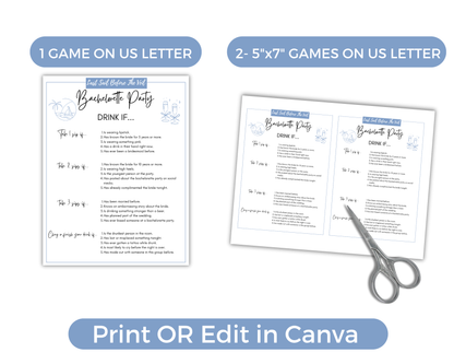 Last Sail Before the Veil Bachelorette Game Bundle