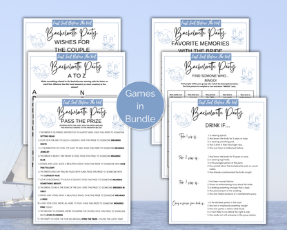 Last Sail Before the Veil Bachelorette Game Bundle