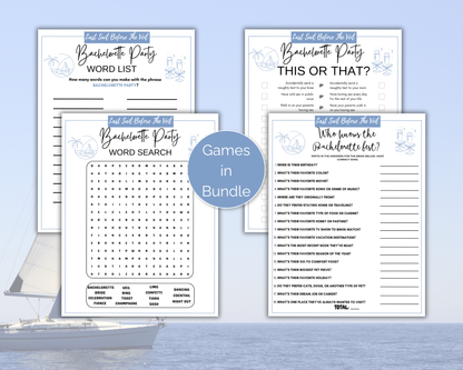 Last Sail Before the Veil Bachelorette Game Bundle