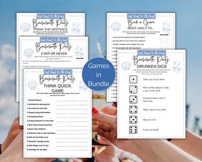 Last Toast on the Coast Bachelorette Game Bundle