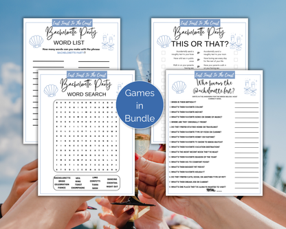 Last Toast on the Coast Bachelorette Game Bundle