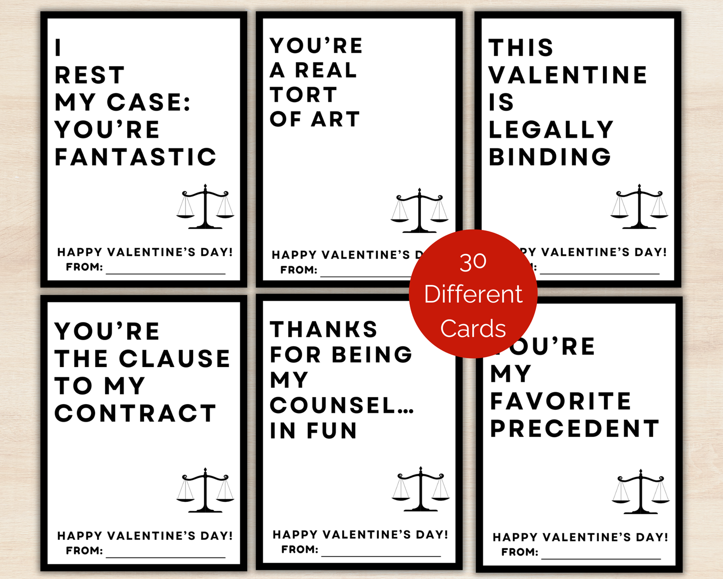 Lawyer Valentine Cards