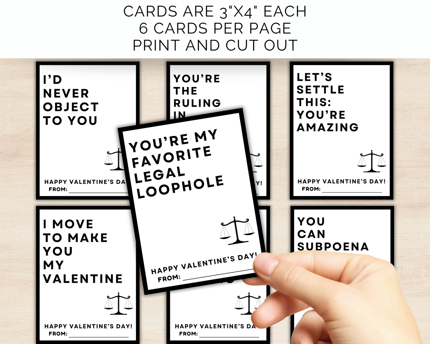 Lawyer Valentine Cards