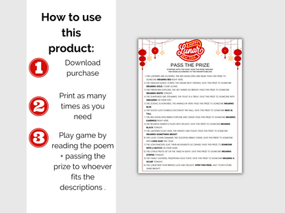 Lunar New Year Pass The Prize