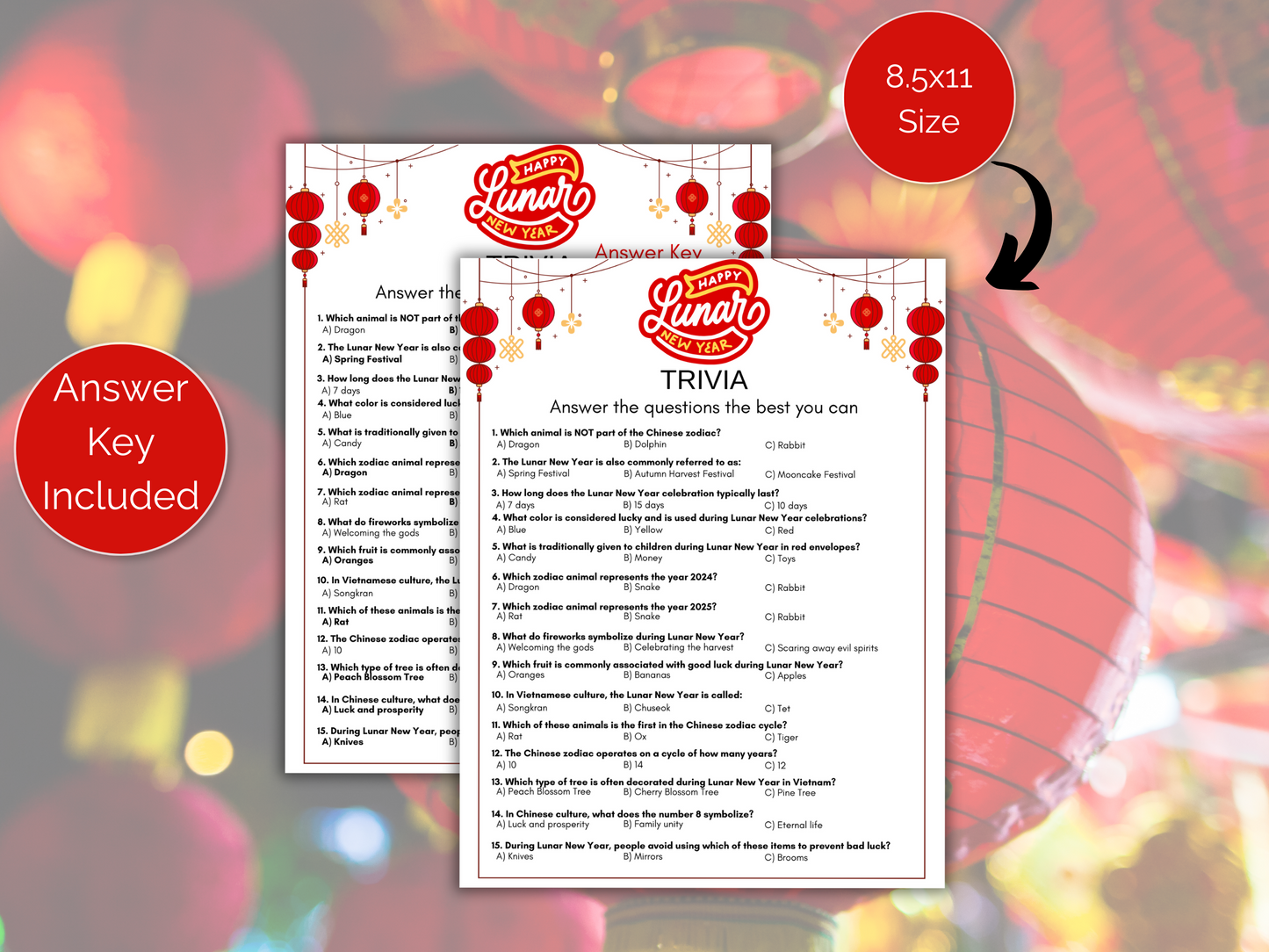 Lunar New Year Superstitions Game
