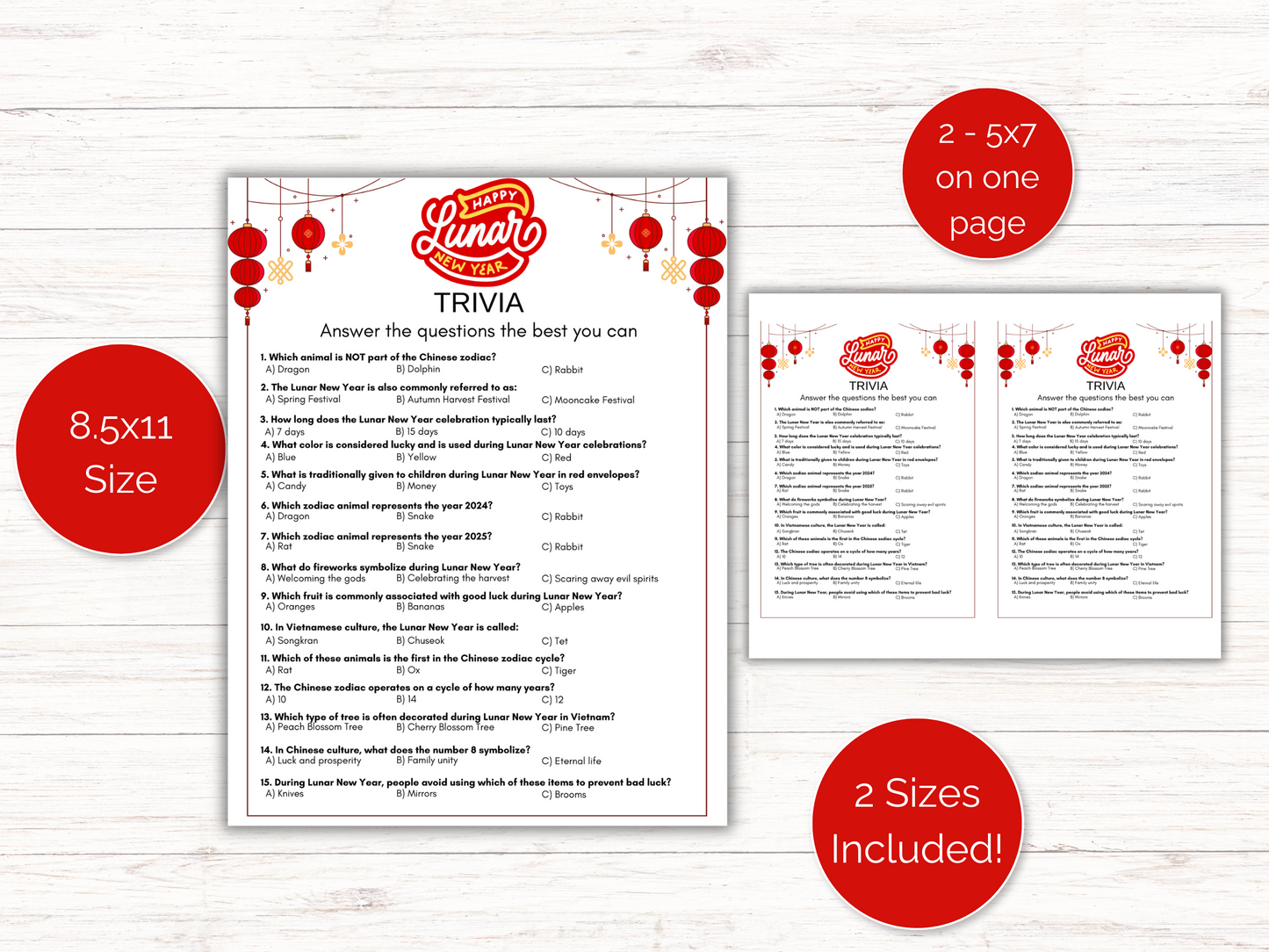 Lunar New Year Trivia