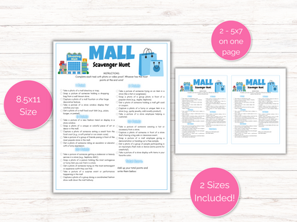 Mall Scavenger Hunt