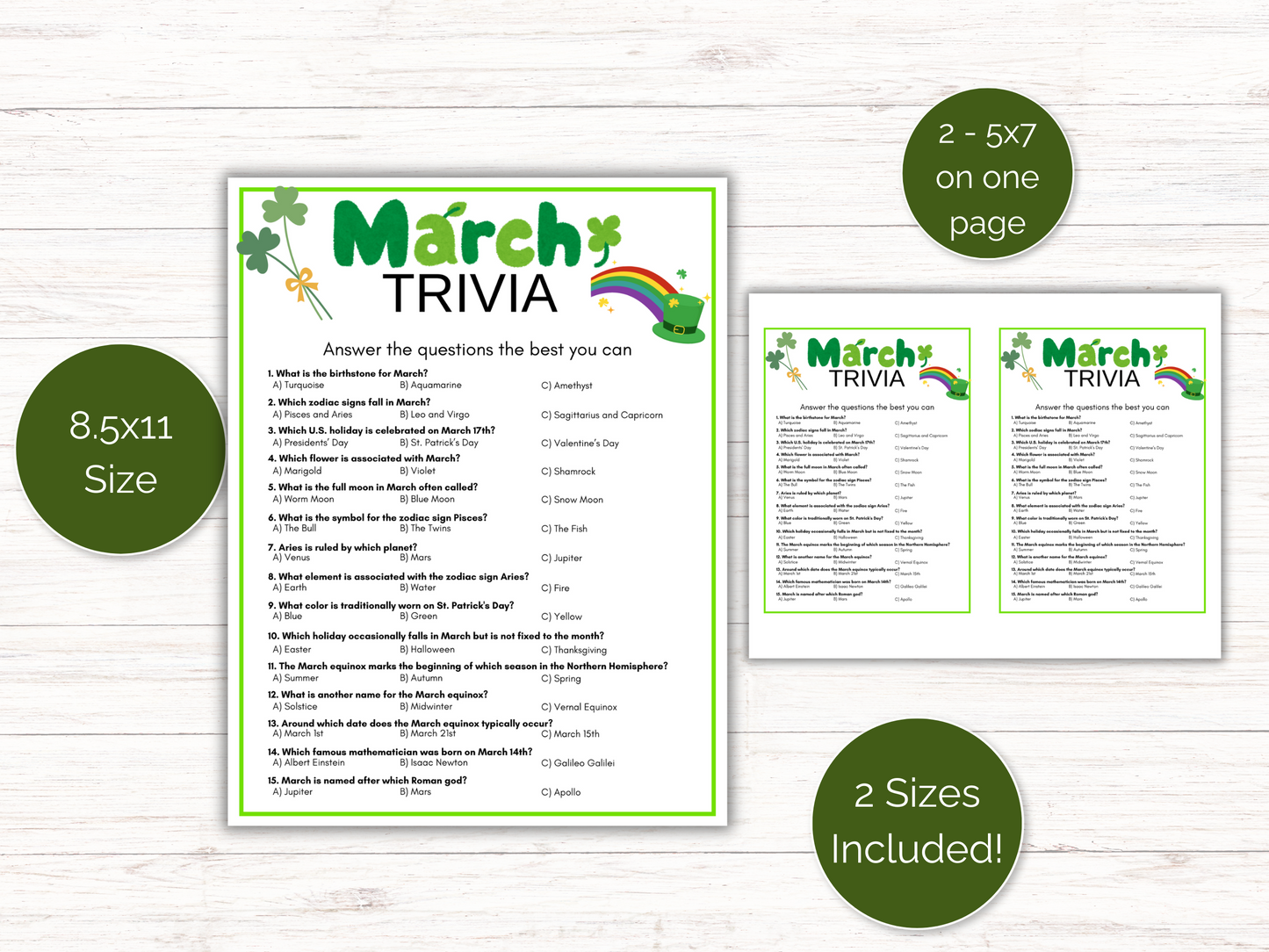 March Trivia
