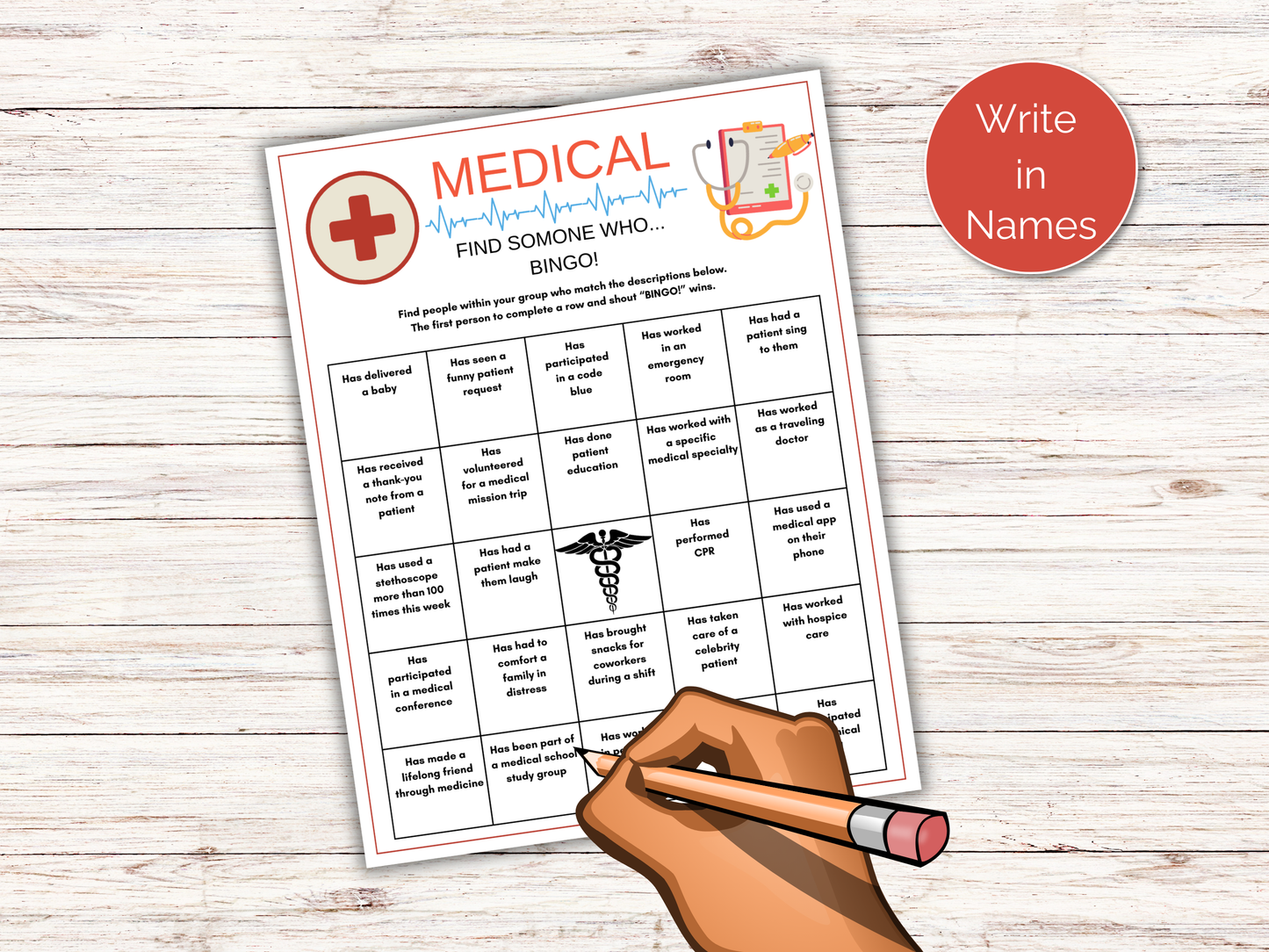 Medical Find Someone Who