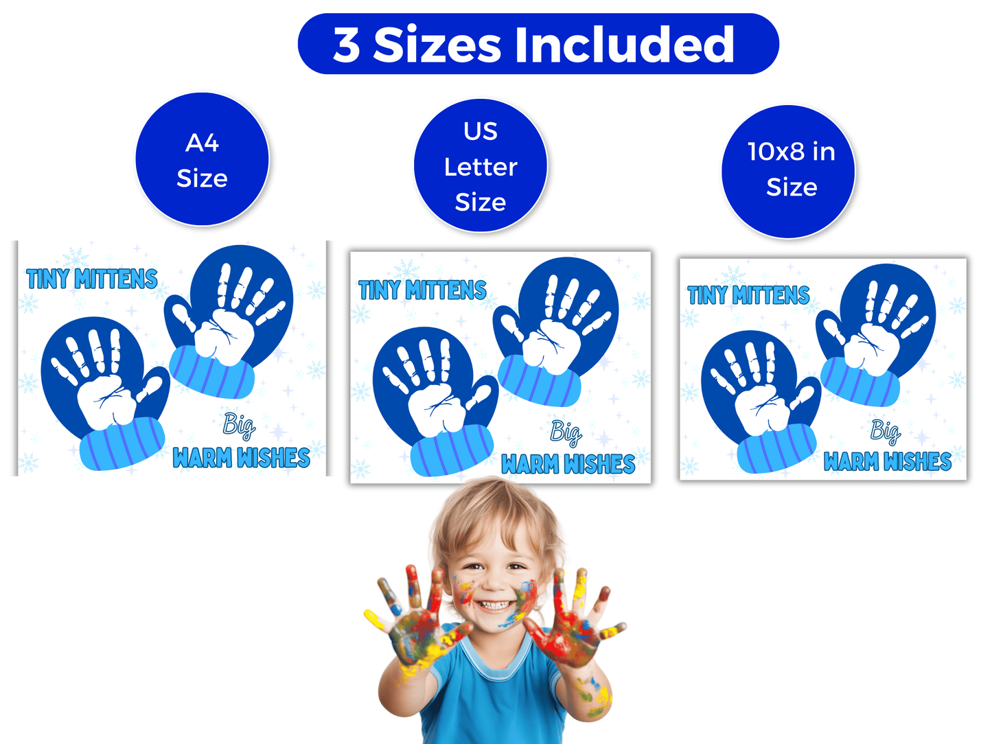 Mitten Handprint Art