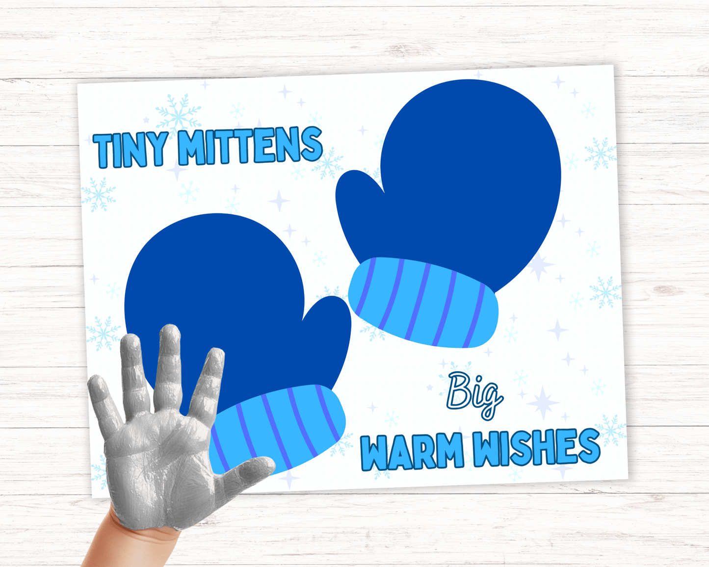 Mitten Handprint Art