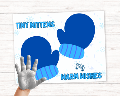 Mitten Handprint Art