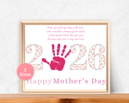 Mothers Day 2026 Handprint Art