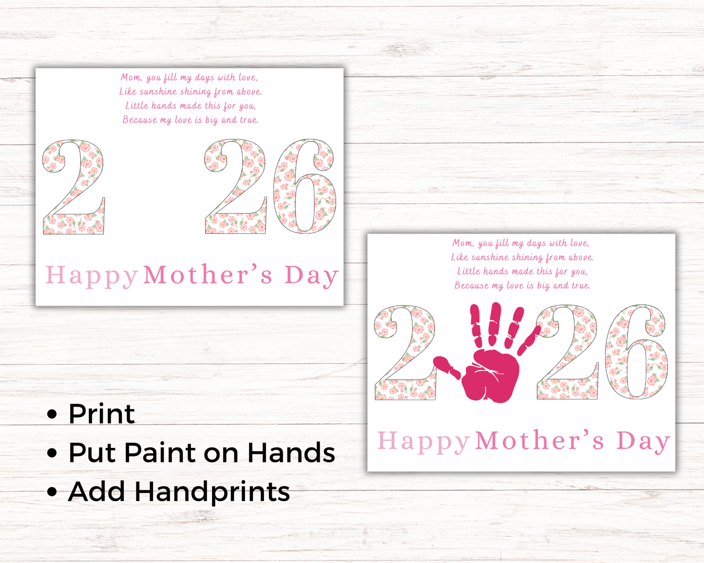 Mothers Day 2026 Handprint Art