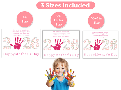 Mothers Day 2026 Handprint Art