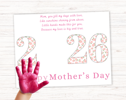 Mothers Day 2026 Handprint Art