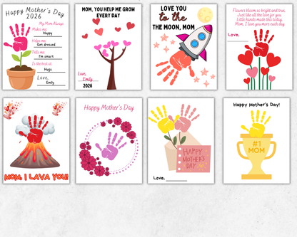 Mothers Day Handprint Art Bundle