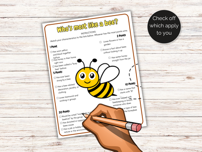 Who's The Most Like a Bee
