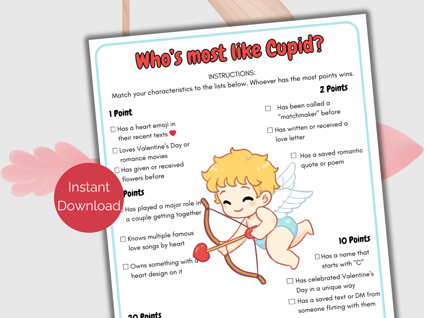 Who's The Most Like Cupid