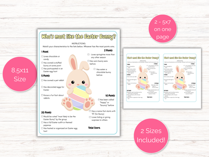 Who's The Most Like the Easter Bunny