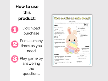 Who's The Most Like the Easter Bunny