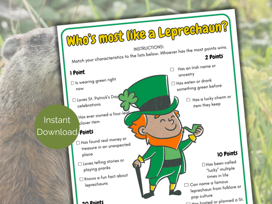 Who's The Most Like a Leprechaun