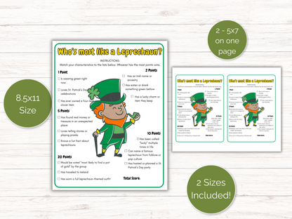 Who's The Most Like a Leprechaun