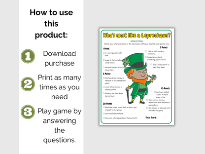 Who's The Most Like a Leprechaun