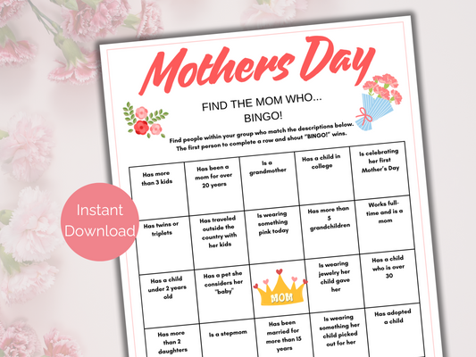 Mothers Day Find Someone Who