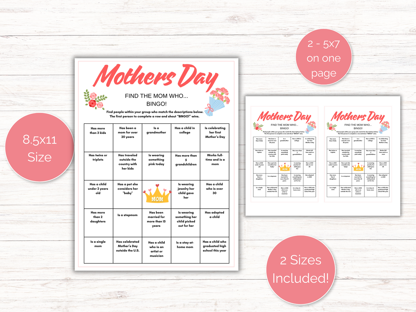 Mothers Day Find Someone Who