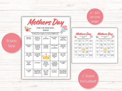 Mothers Day Find Someone Who