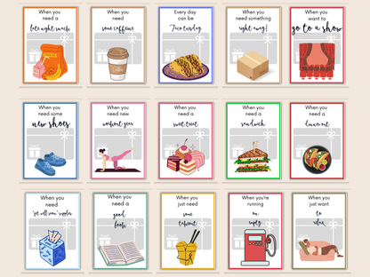 Mothers Day Gift Card Book Editable or Printable