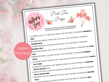 Mothers Day Pass The Prize