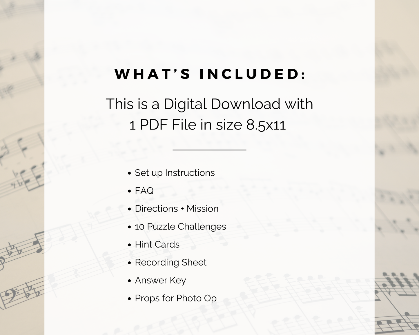 Music Escape Room for Kids