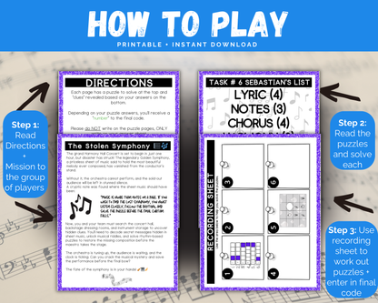 Music Escape Room for Kids