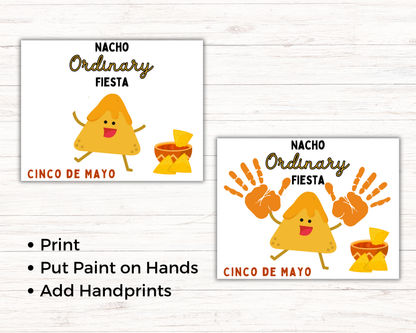 Cinco De Mayo Nacho Handprint Art