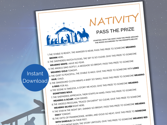 Nativity Pass The Prize