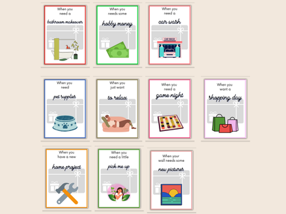New Home Gift Card Book Editable or Printable