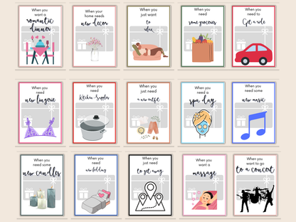 Newlywed Gift Card Book Editable or Printable