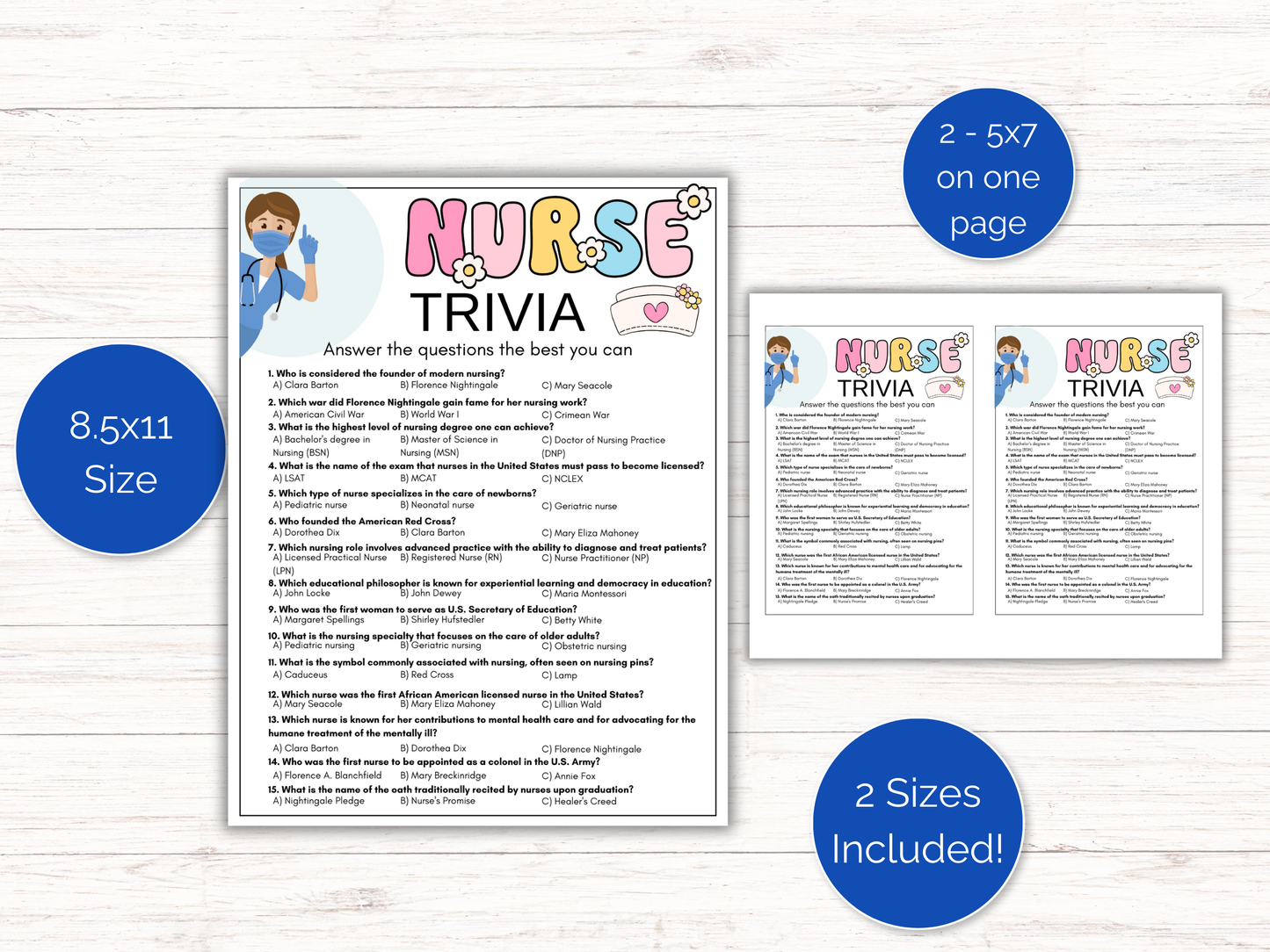 Nurse Trivia Game