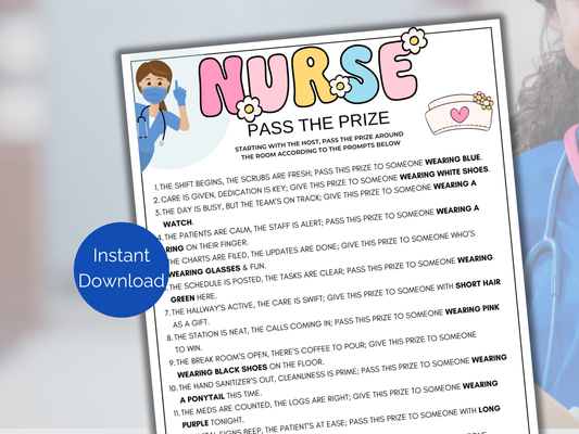 Nurse Pass The Prize