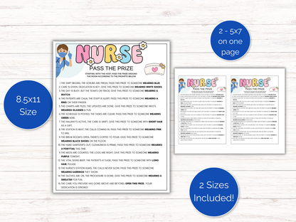 Nurse Pass The Prize