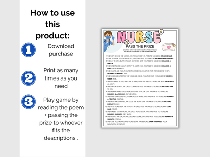 Nurse Pass The Prize
