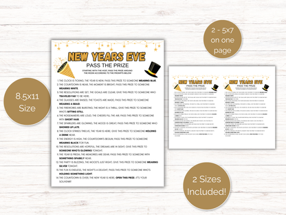 New Years Eve Pass The Prize