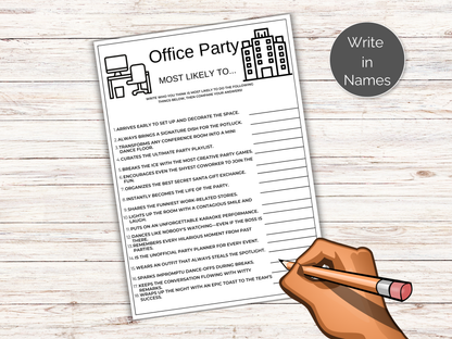 Office Most Likely To