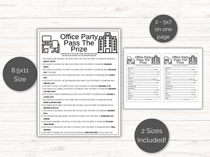 Office Pass The Prize