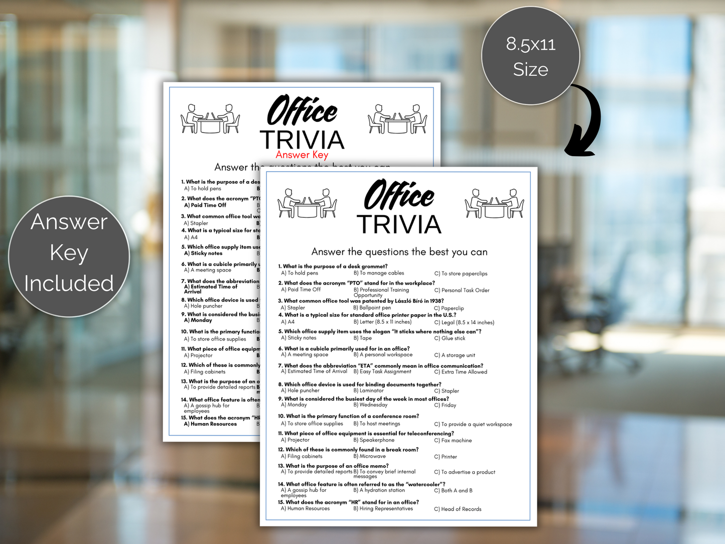 Office Trivia Game